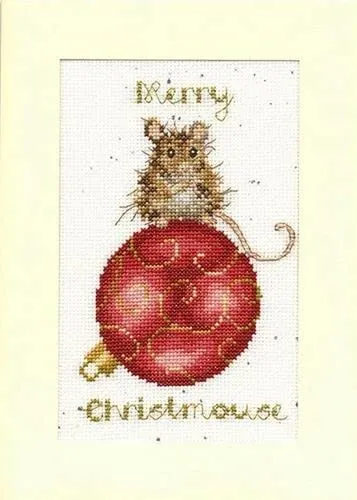 christmas cross stitch kits mouse