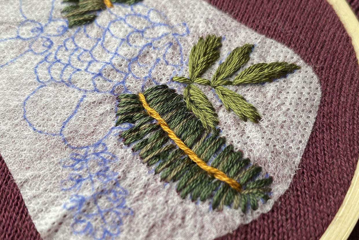 embroidered jumper step 5