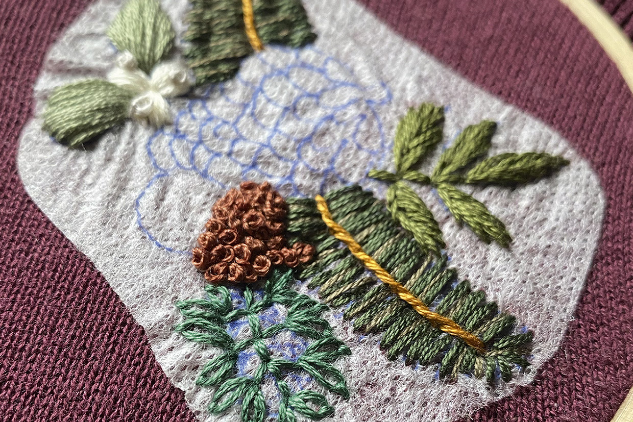 embroidered jumper step 9