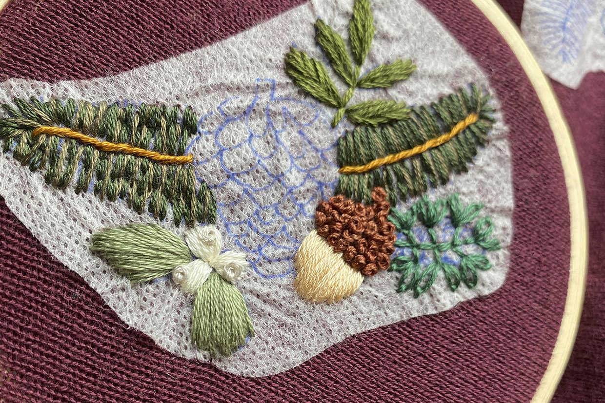 embroidered jumper step 10