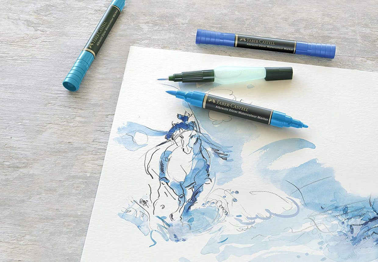 Shake up your artistic style with watercolor pens - Gathered