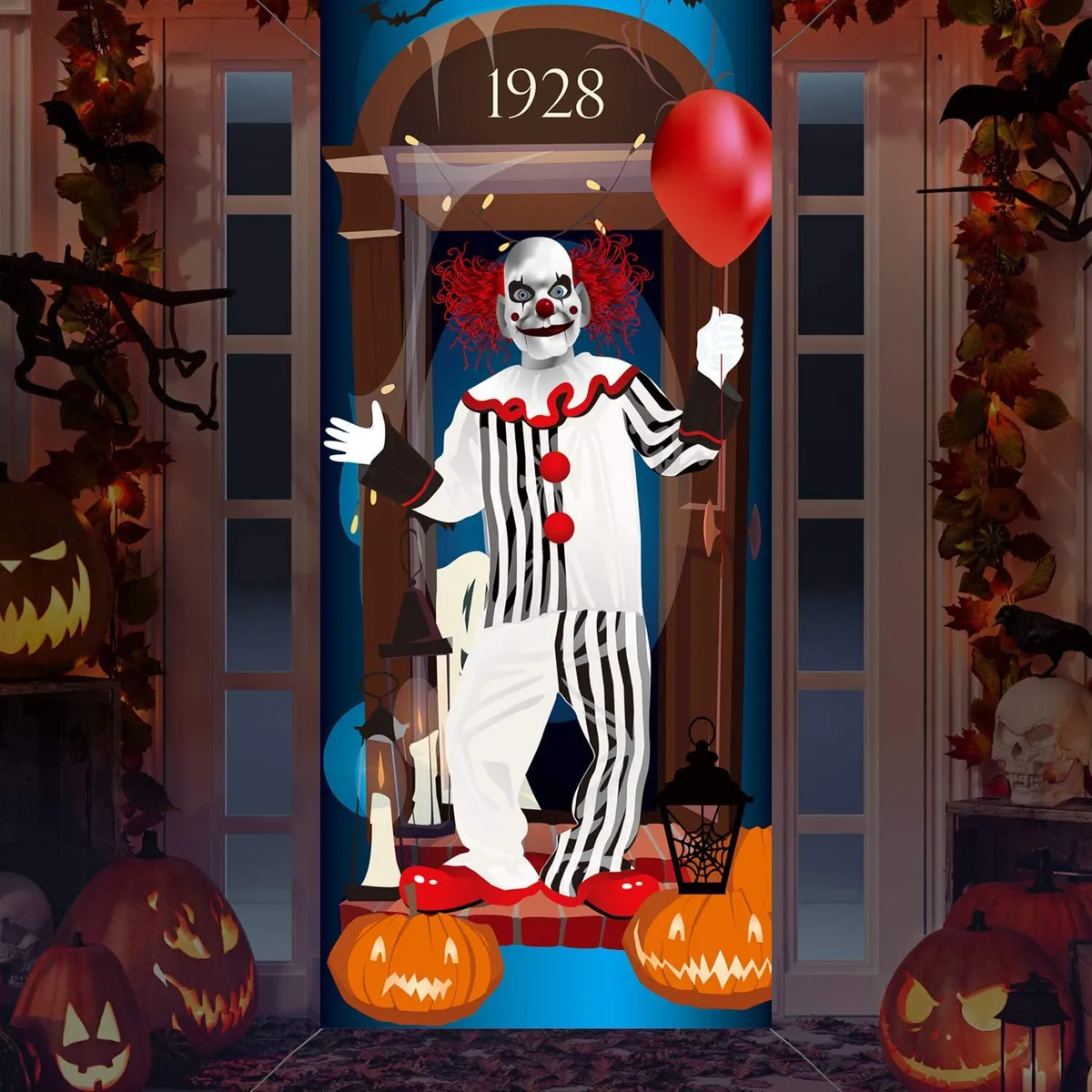 halloween door decorations - clown