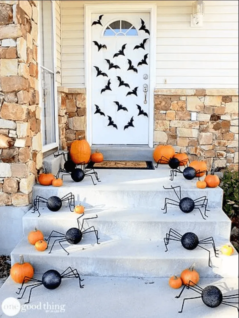 halloween door decorations - bats