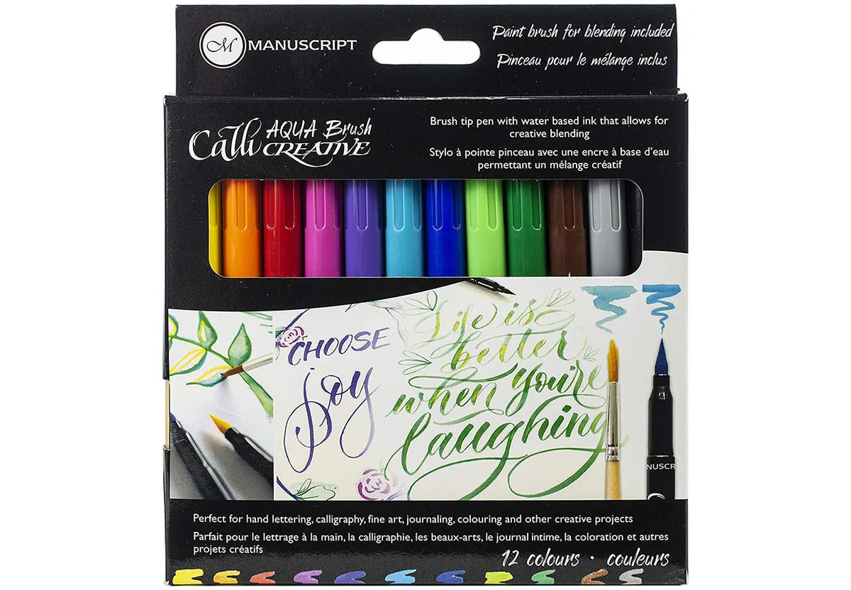 Shake up your artistic style with watercolor pens - Gathered