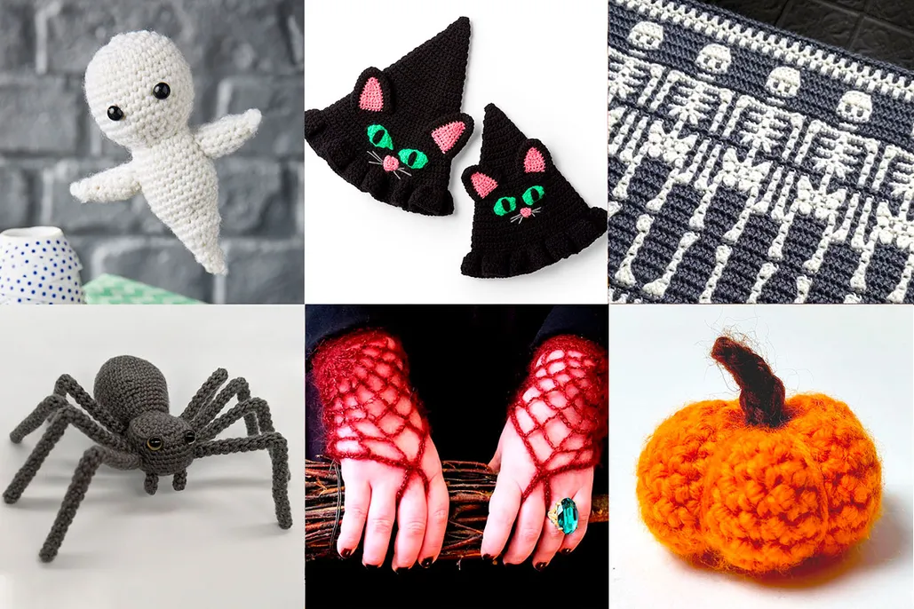 30+ Halloween crochet patterns to make the season spookier - Gathered