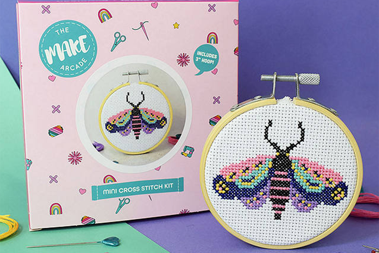 Fantastic cross stitch kits that beginners will love to learn with