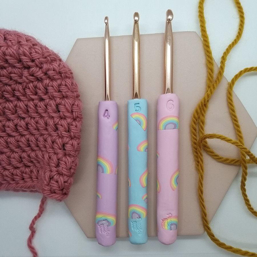 Upcycle your crochet hooks with polymer clay! - Gathered