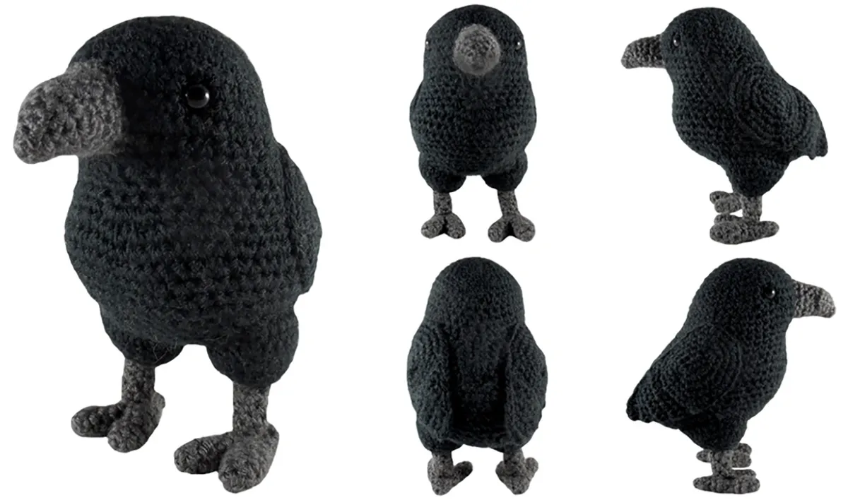 Raven crochet pattern