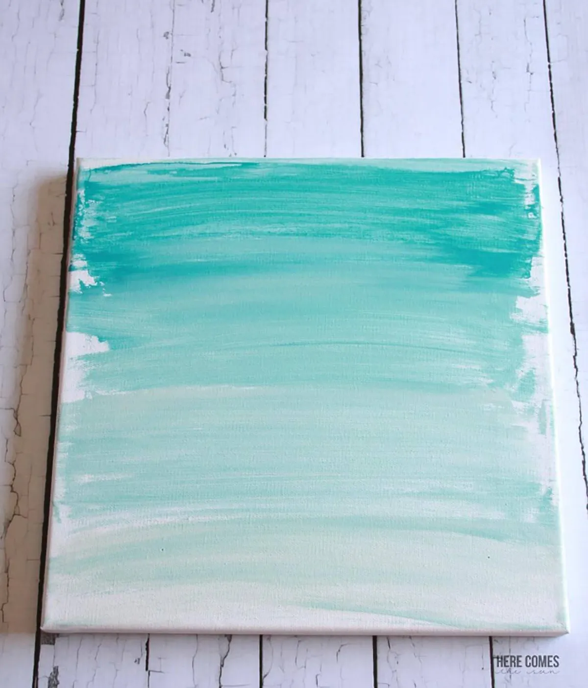 ombre canvas painting ideas