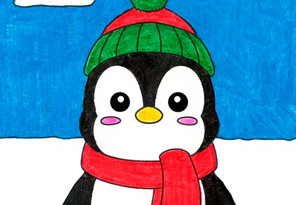 Penguin drawing