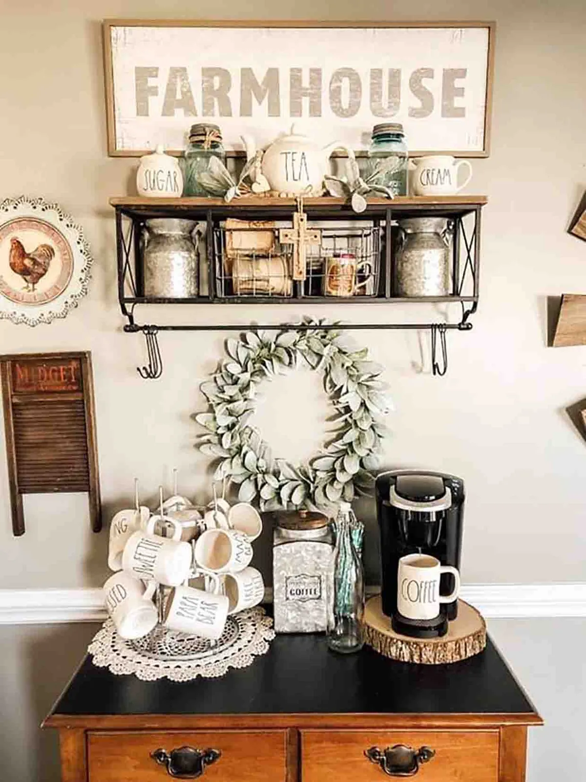 Feel inspired with these DIY home coffee bar ideas - Gathered
