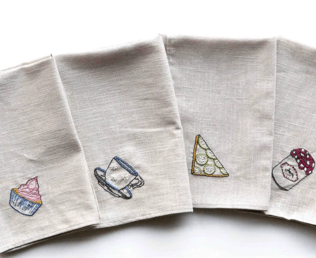 small embroidery - napkins