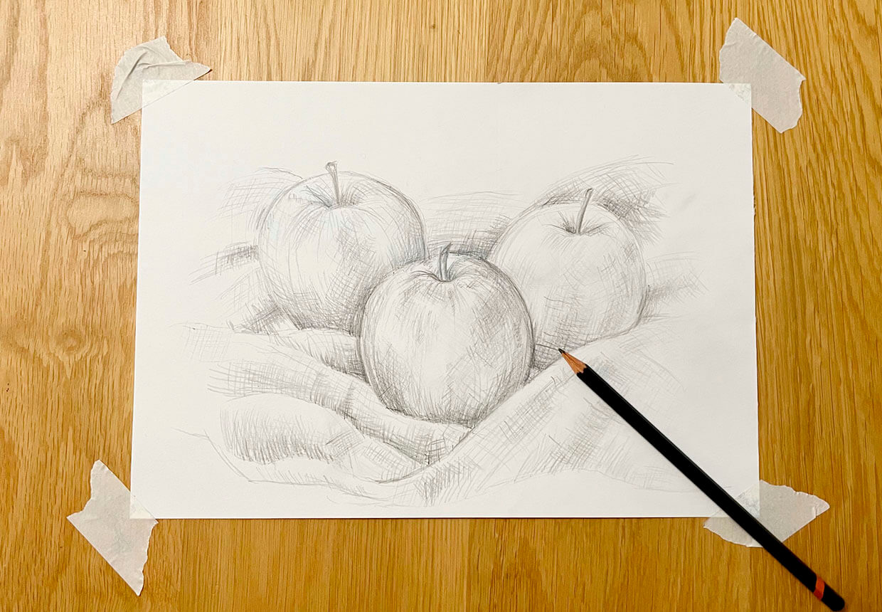 Step six – adding finishing touches to your drawing