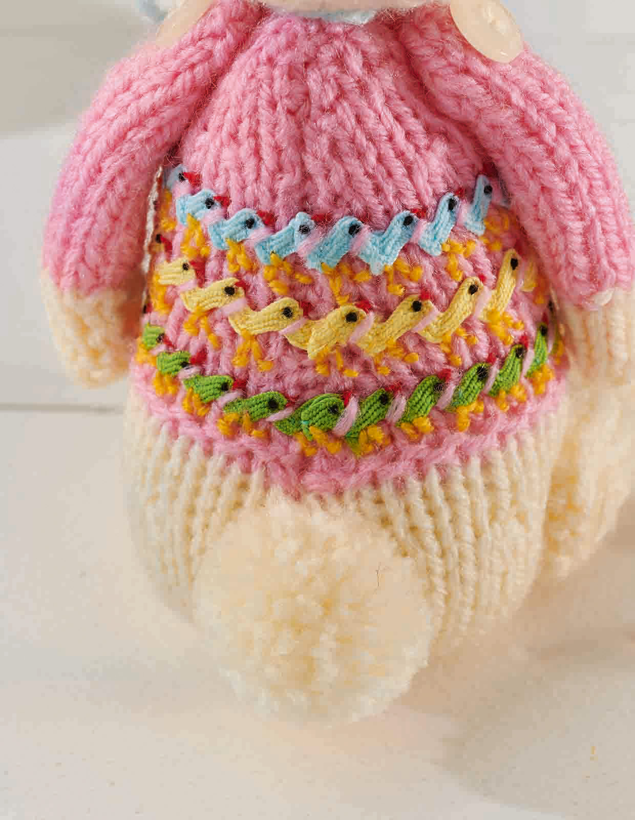 Knitted bunny pattern jumper