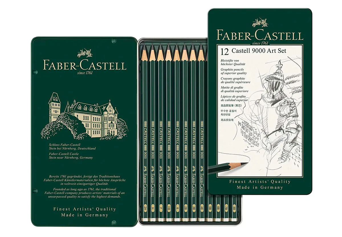 Faber Castell 9000 drawing pencils