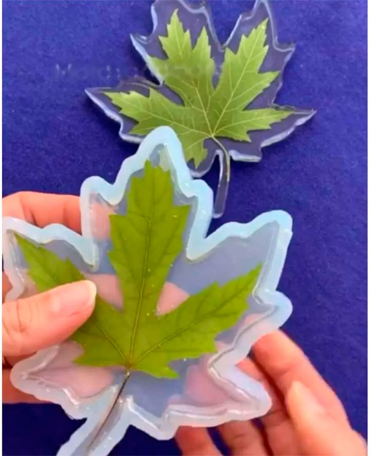 Maple leaf resin mould