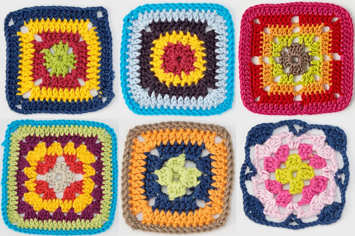 Free-granny-square-pattern-collection