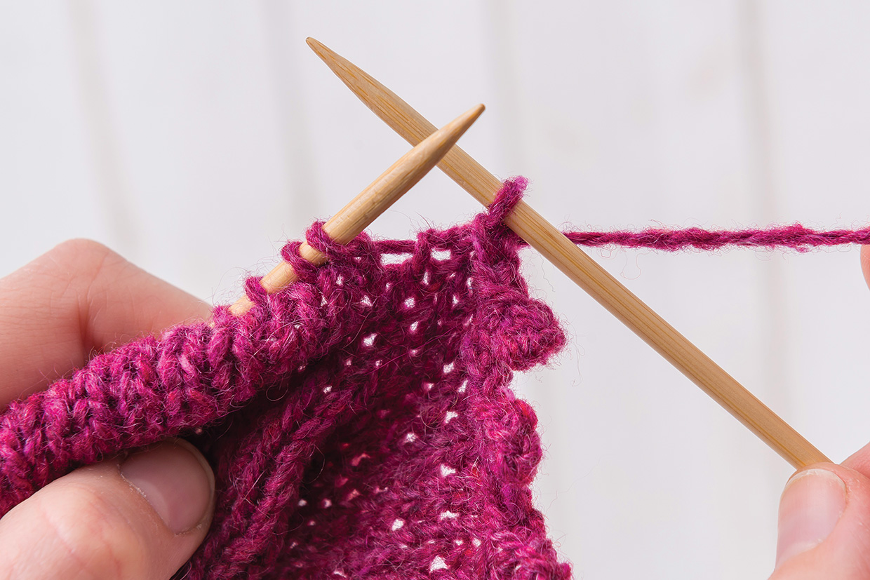 How to cast off knitting Picot 5
