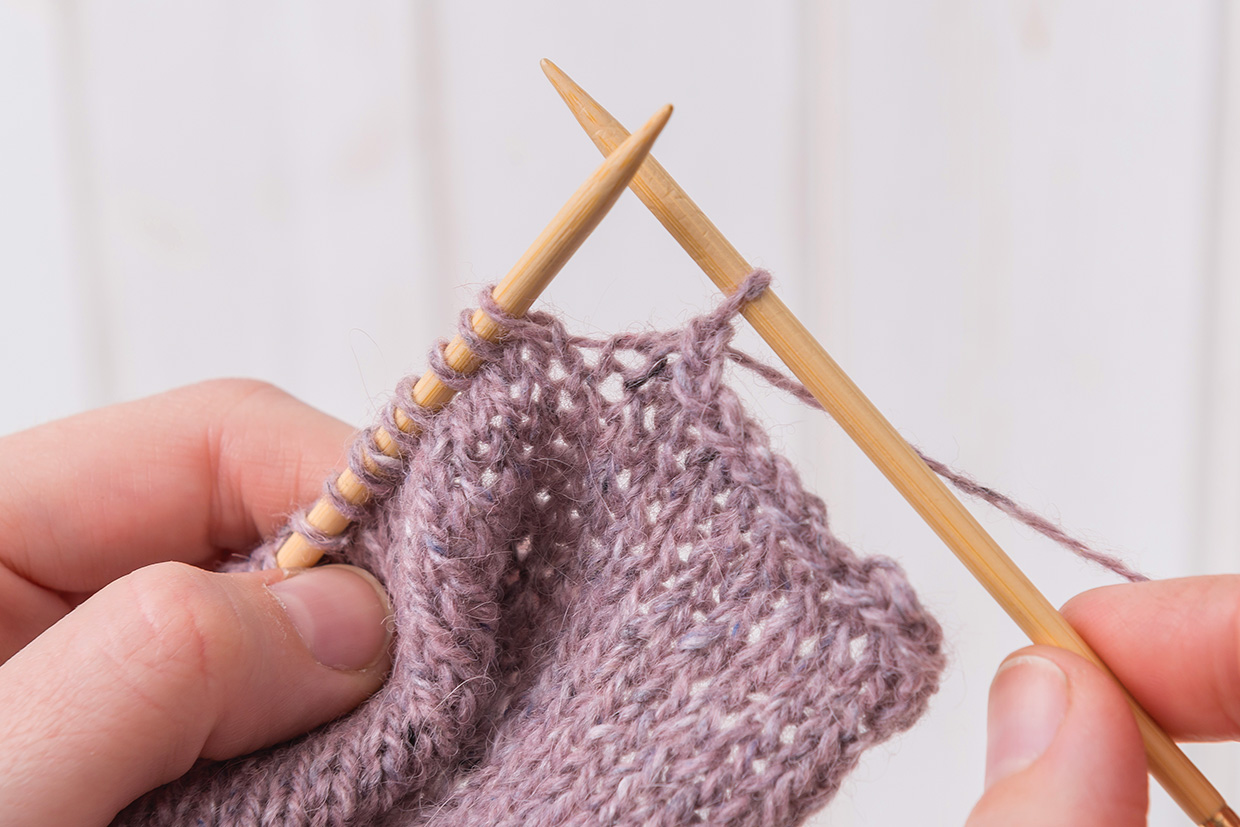How to cast off knitting Suspended 5