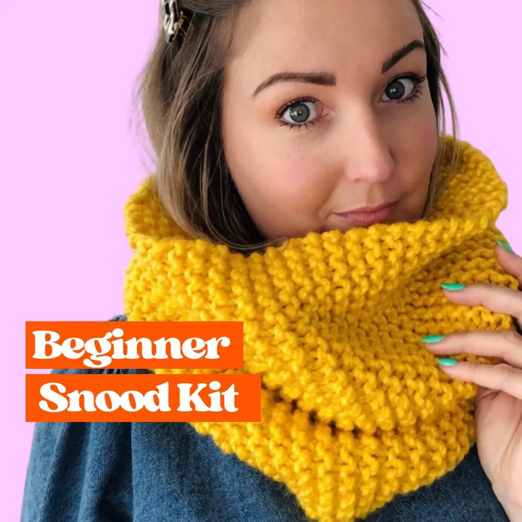 Snood knitting kit