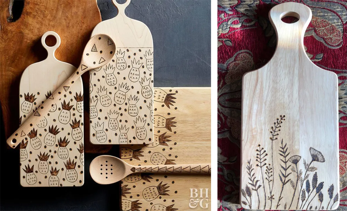 5 Surfaces to Experiment on with Your Wood Burning Pen  Wood burning pen, Wood  burn designs, Wood burning stencils