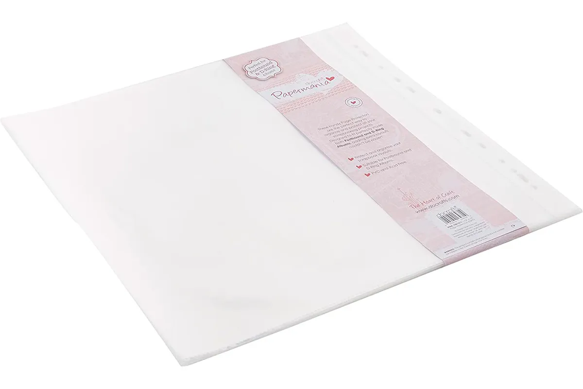 Best scrapbooking supplies Papermania page protectors