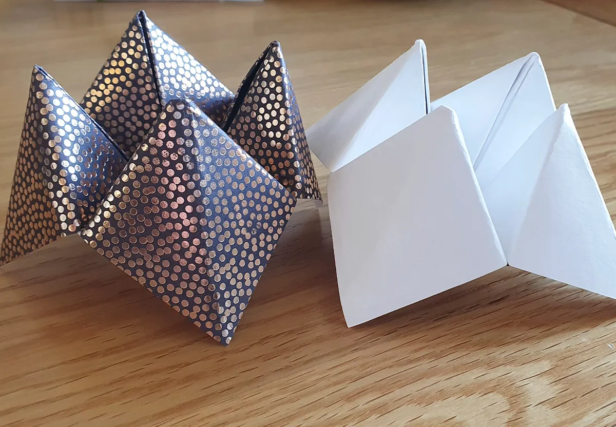 How to Make Paper Fortune Cookies with Template (Video Tutorial)