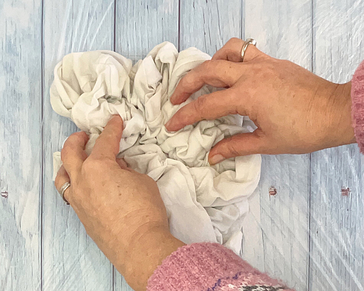 How to Crumple Tie Dye Technique - Sarah Maker