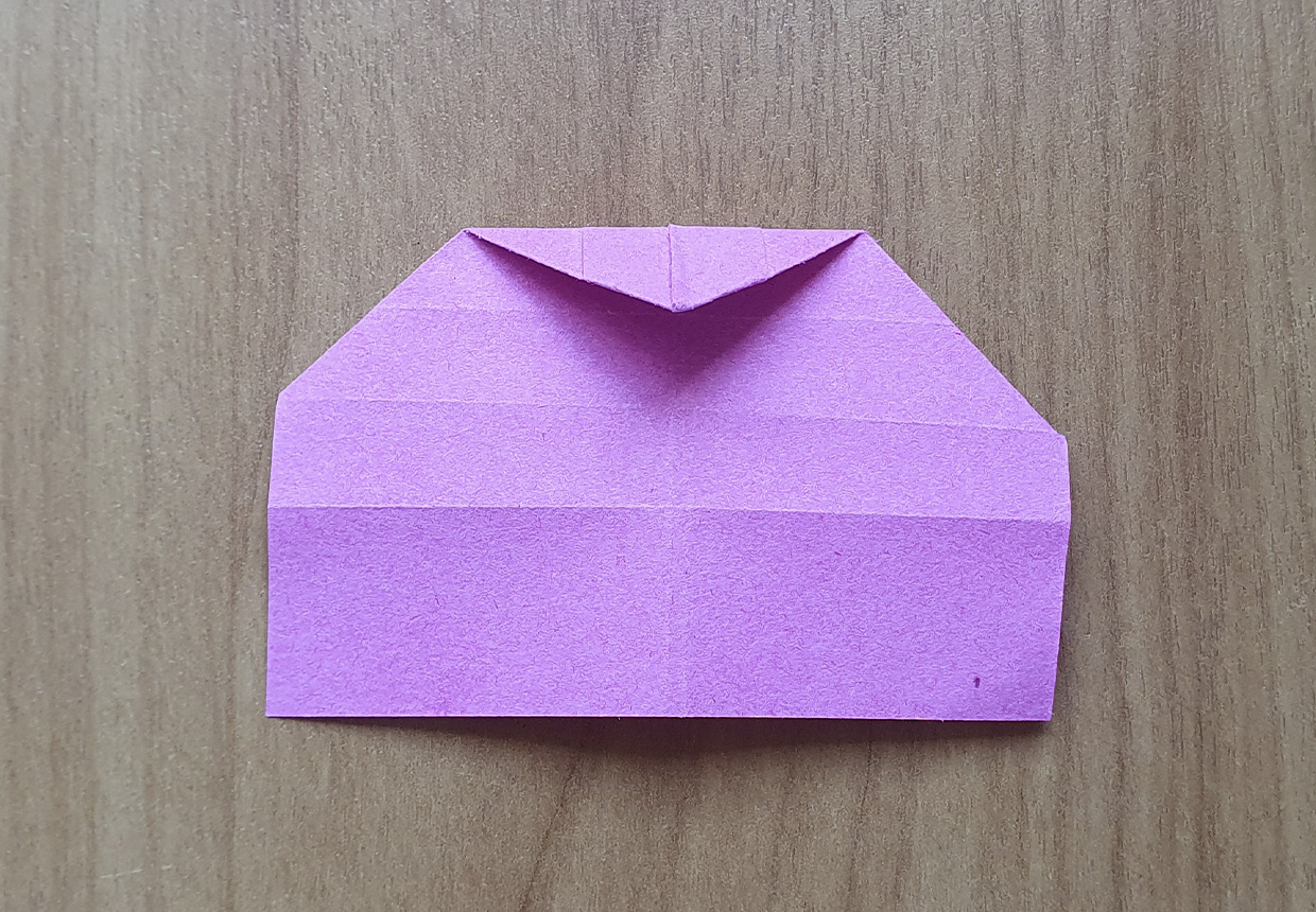 Origami ring – step 6