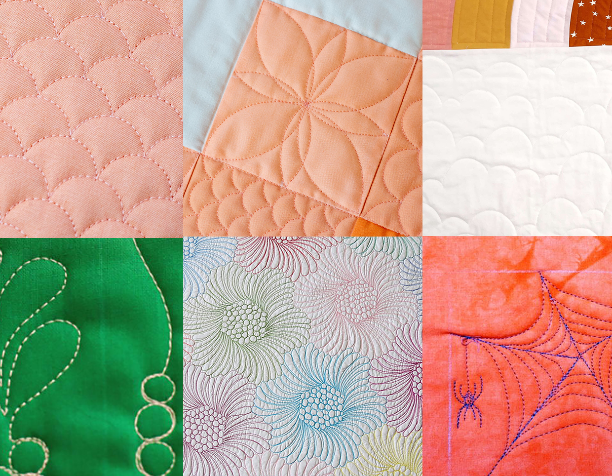 Get stitching with these free motion quilting patterns! - Gathered