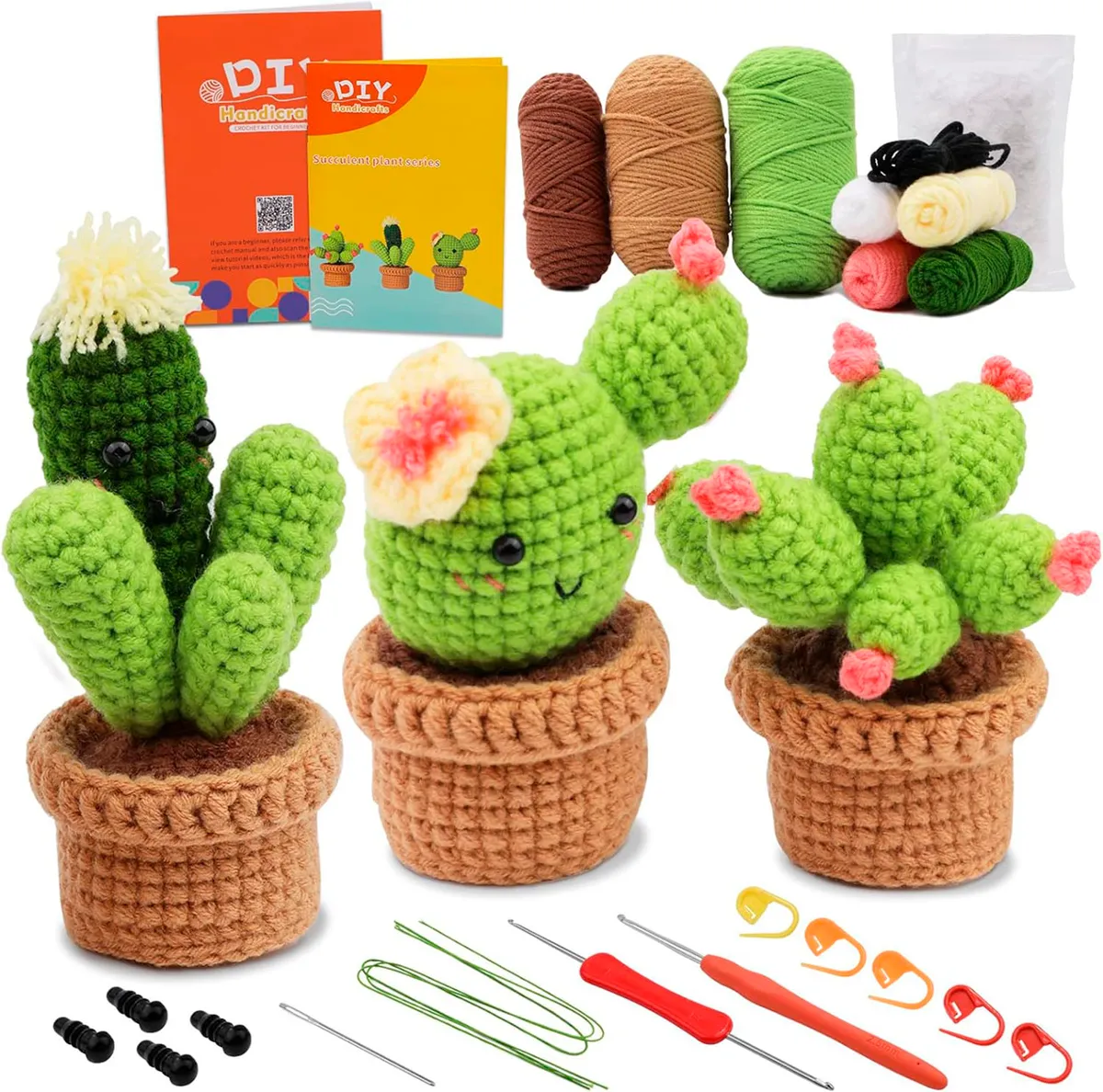 Crochet cactus kits