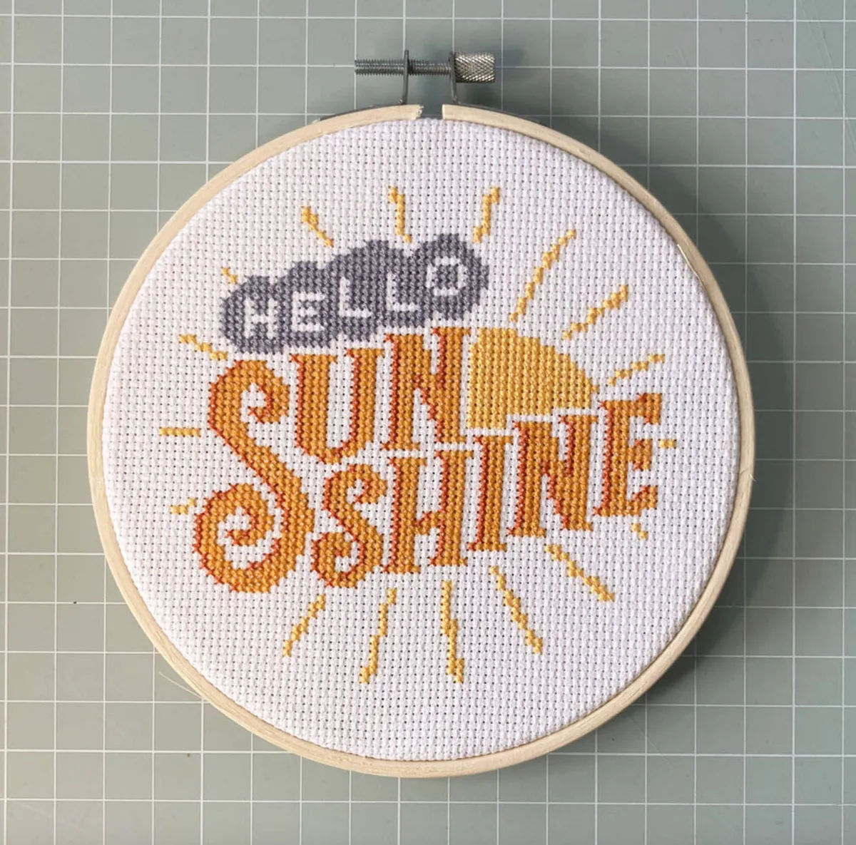 Hello Sunshine cross stitch kit