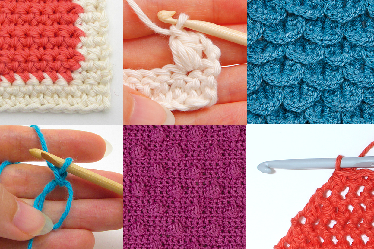 library of crochet stitches