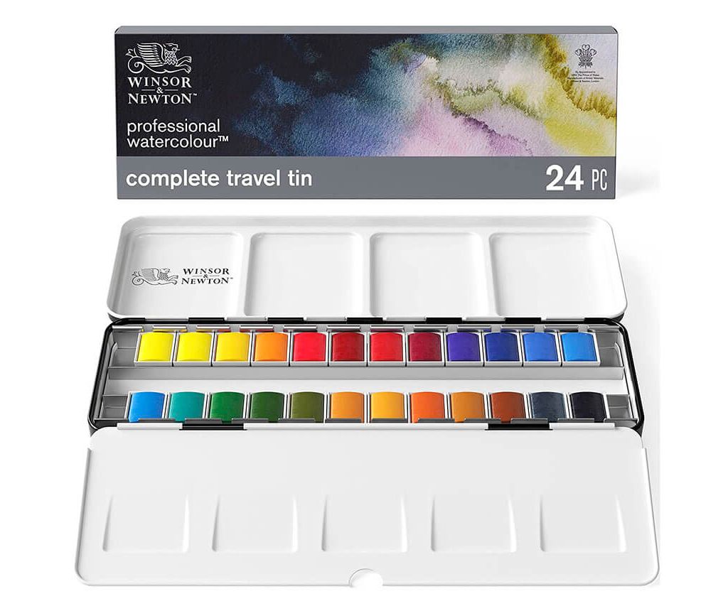 Winsor and Newton professional watercolor paints