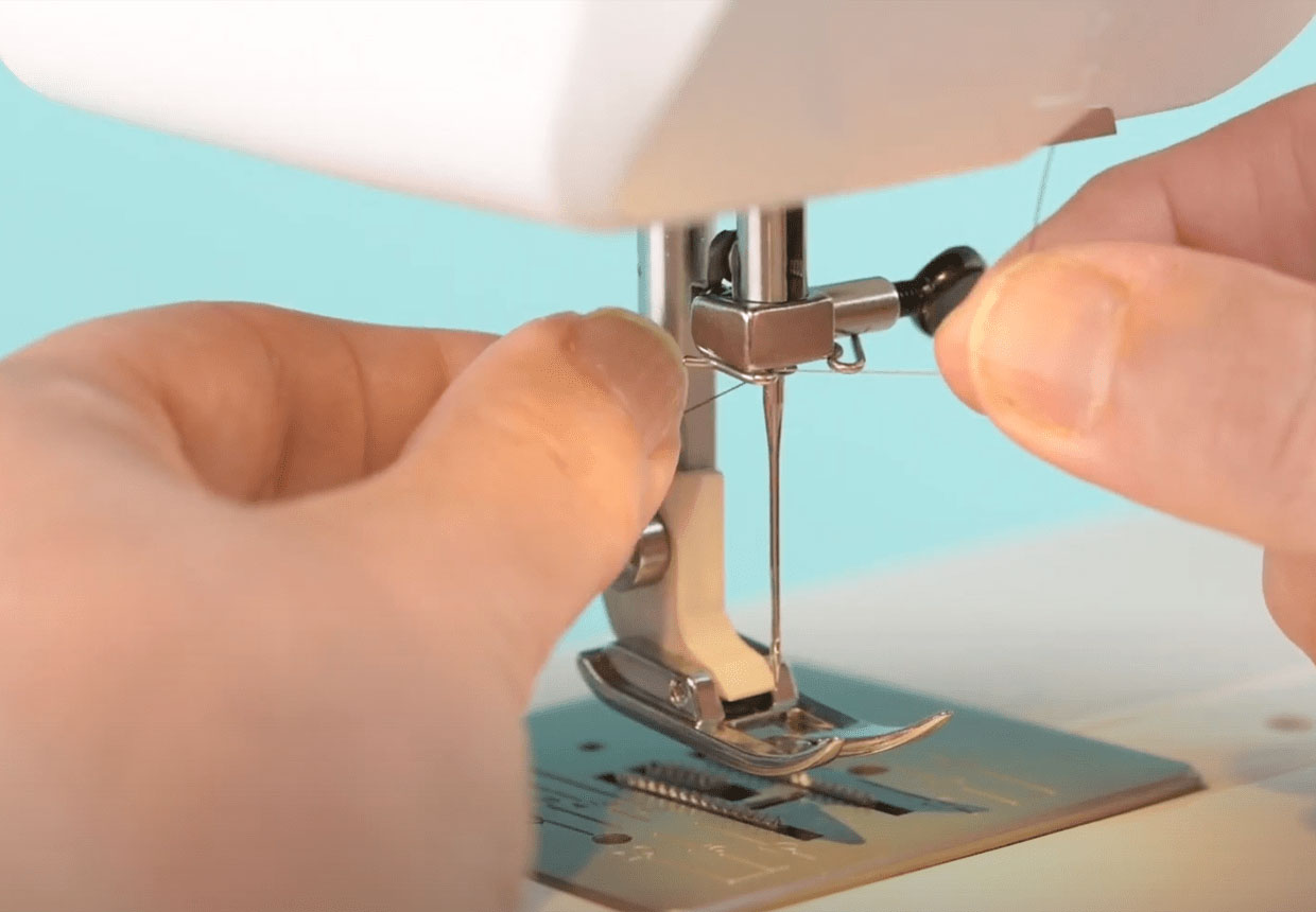How to thread a sewing machine step 3