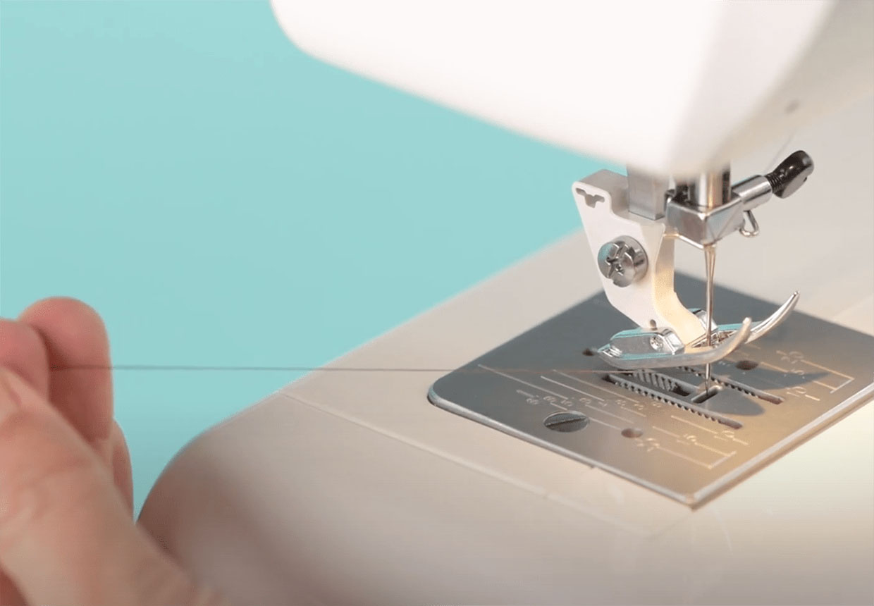 How to thread a sewing machine step 6