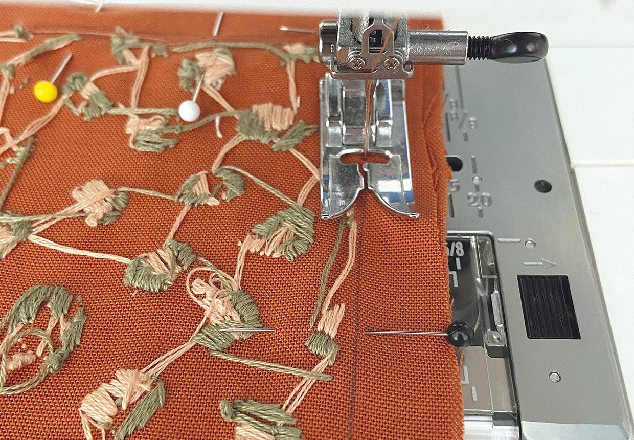 fabric coasters machine sew