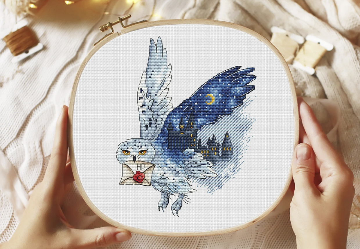 16 magical Harry Potter cross stitch patterns and kits - Gathered