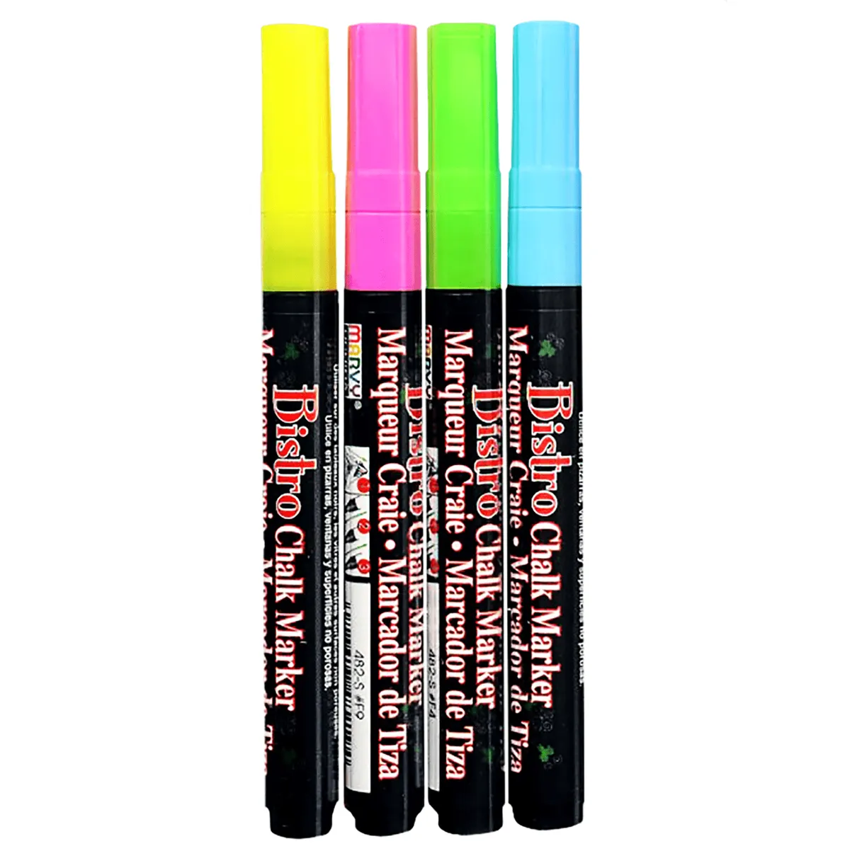 Four pack of coloured markers
