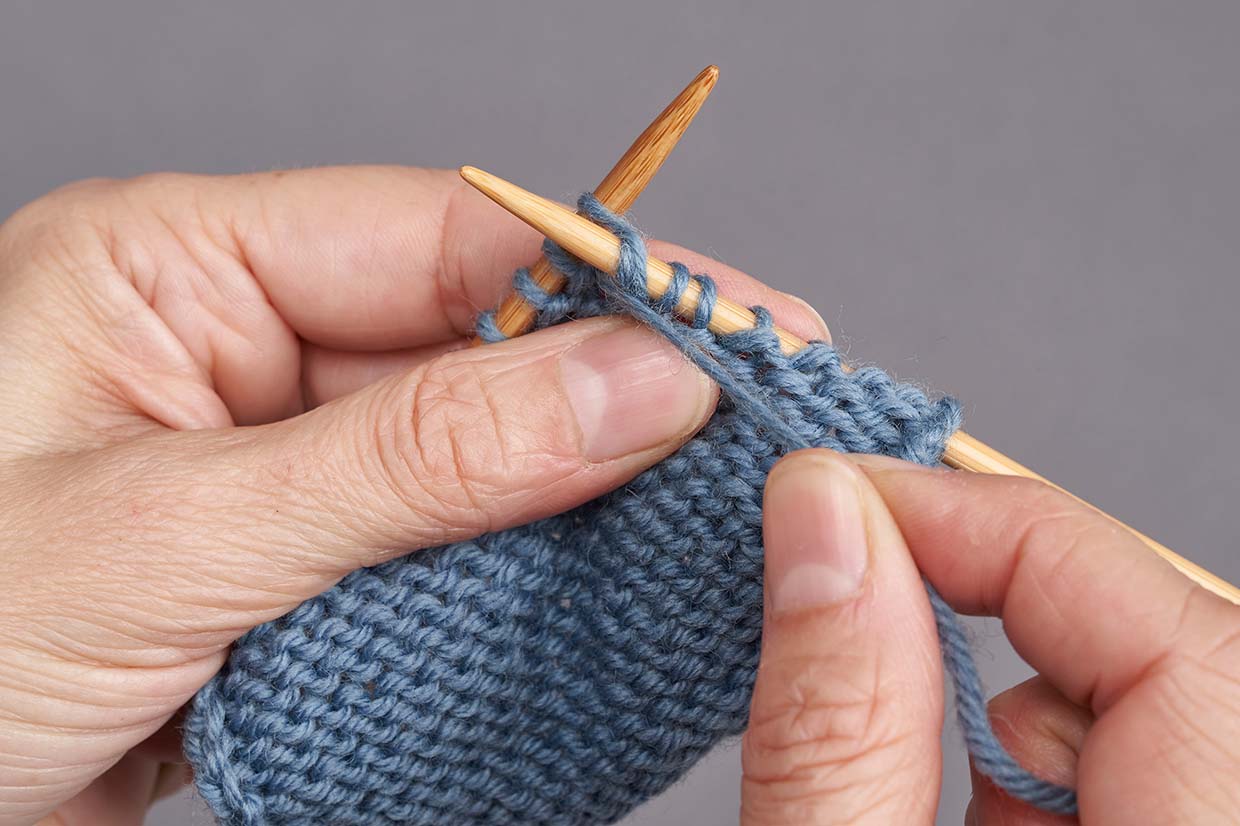 How to knit German short rows – Step 04