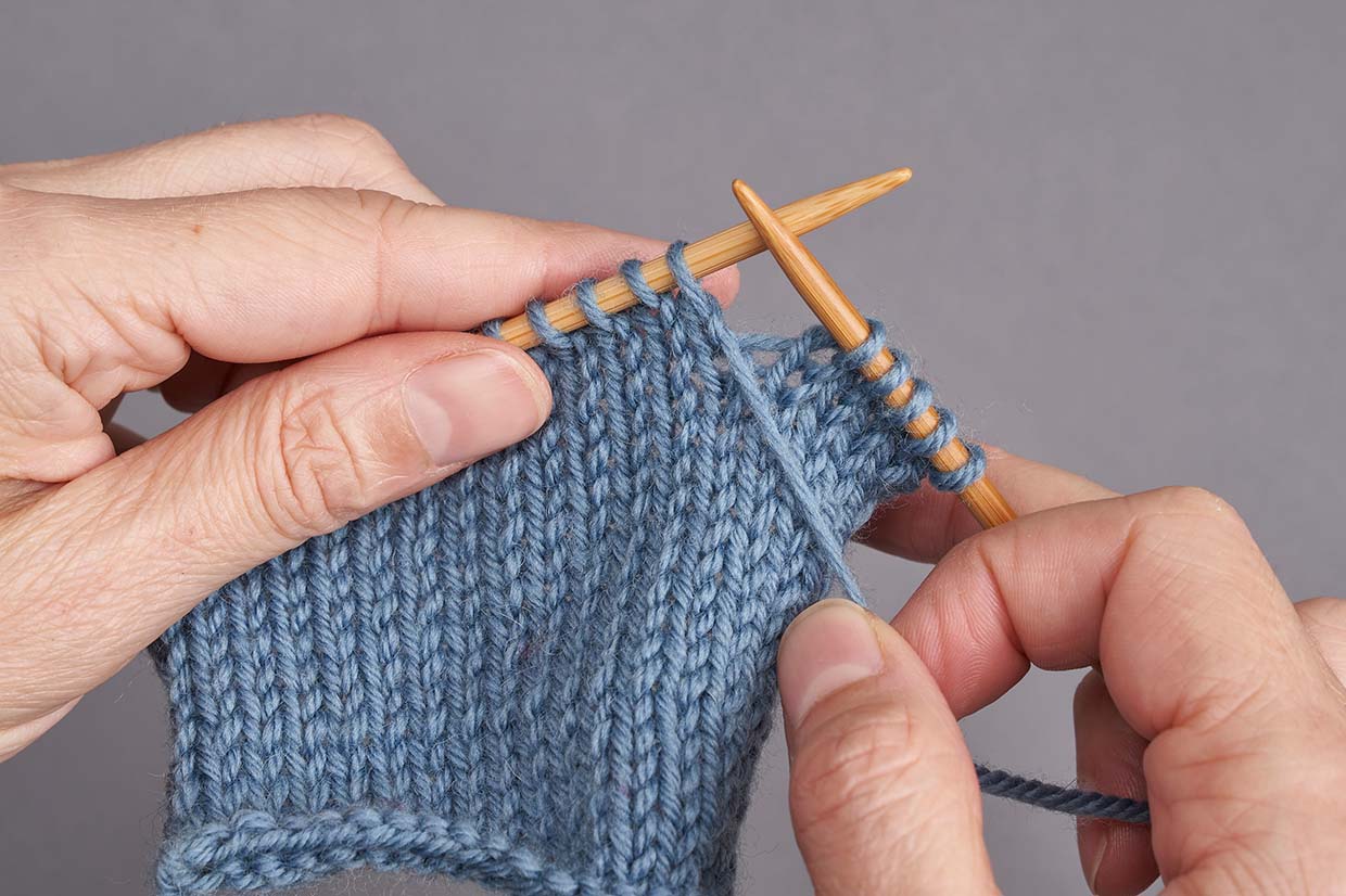 How to knit German short rows – Step 05