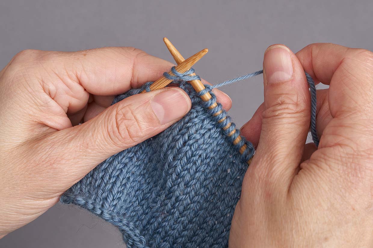 How to knit German short rows - Step 11