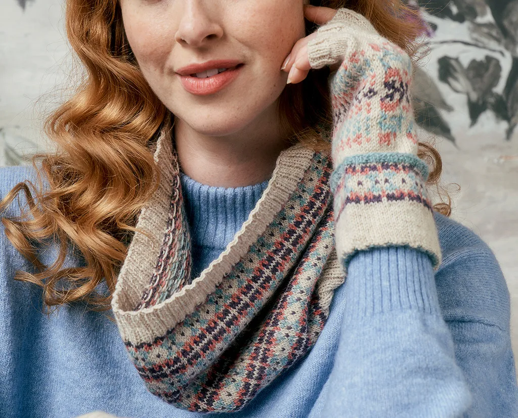 The Knitter 195 - Rosedale cowl and gloves