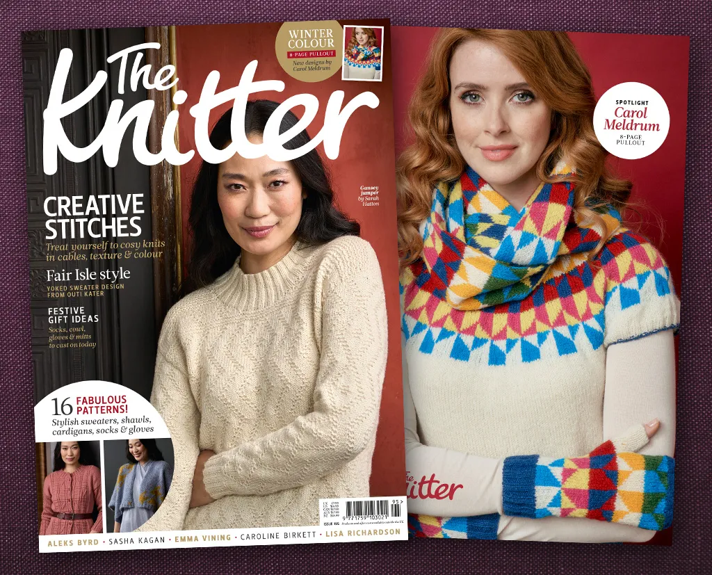 The Knitter 195 - front cover and supplement