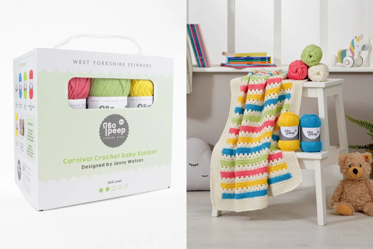 West Yorkshire Spinners Carnival Crochet Baby Blanket Kit