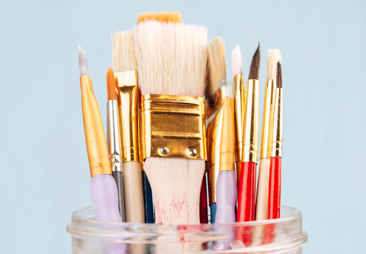 Paint Brush Cover DIY Painters Kit - Starter Kit