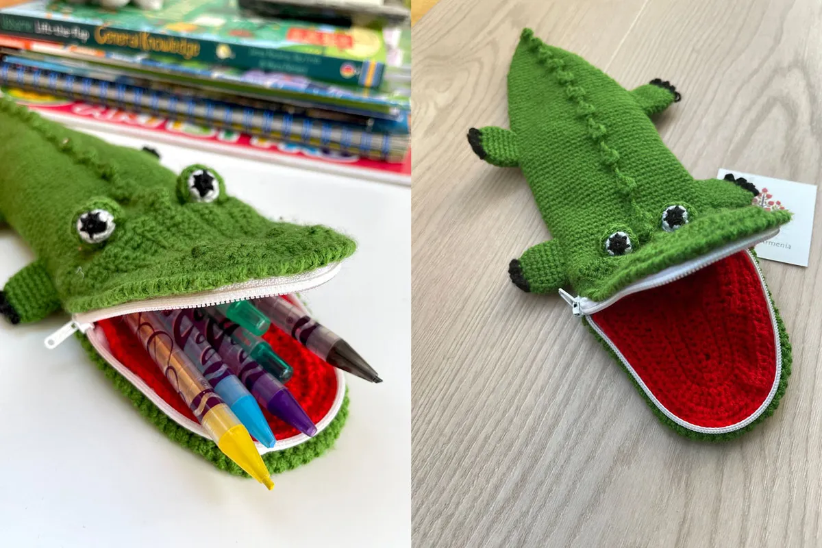 crochet-crocodile-pencil-case