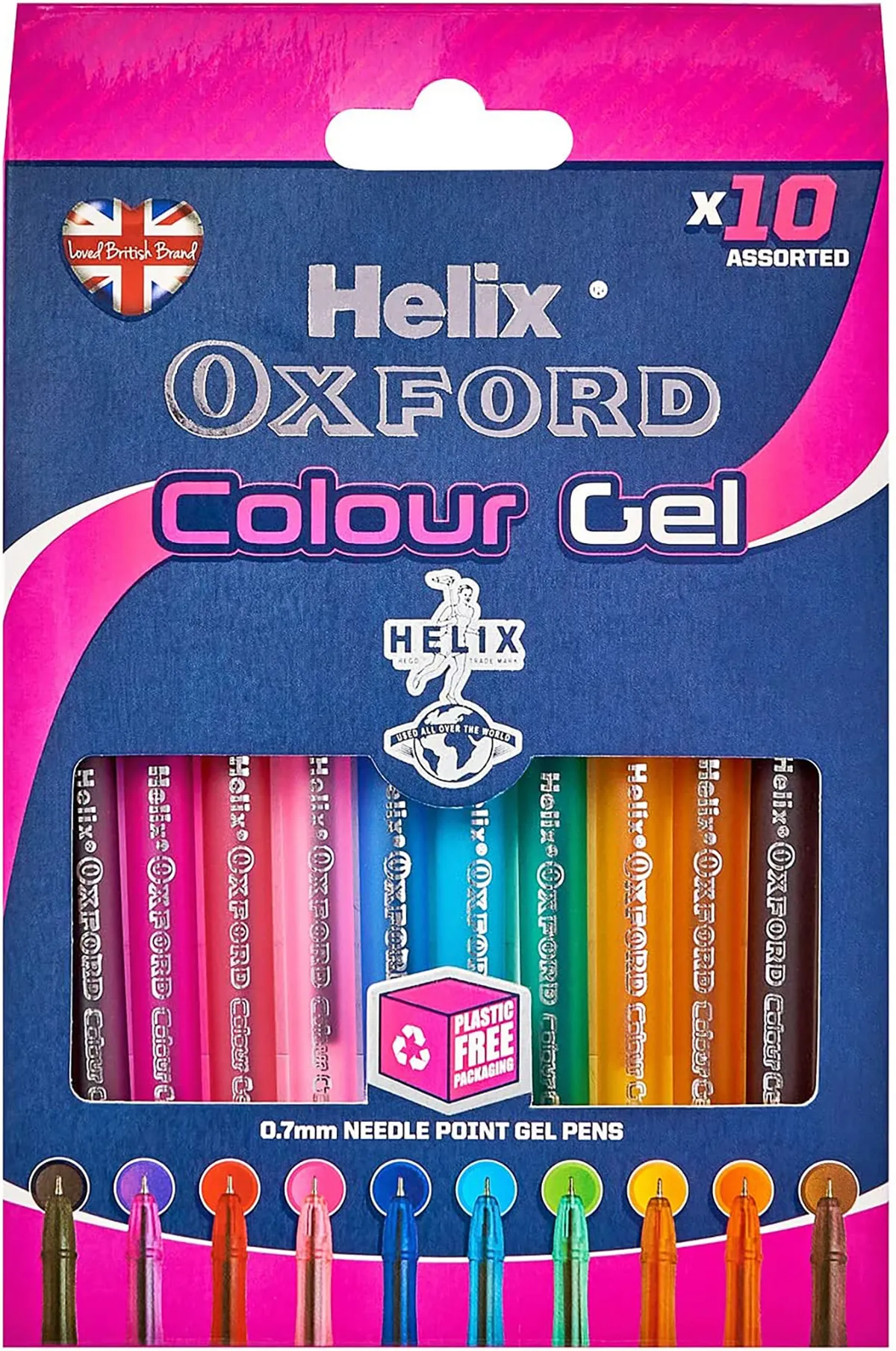 helix oxford colour gel pens