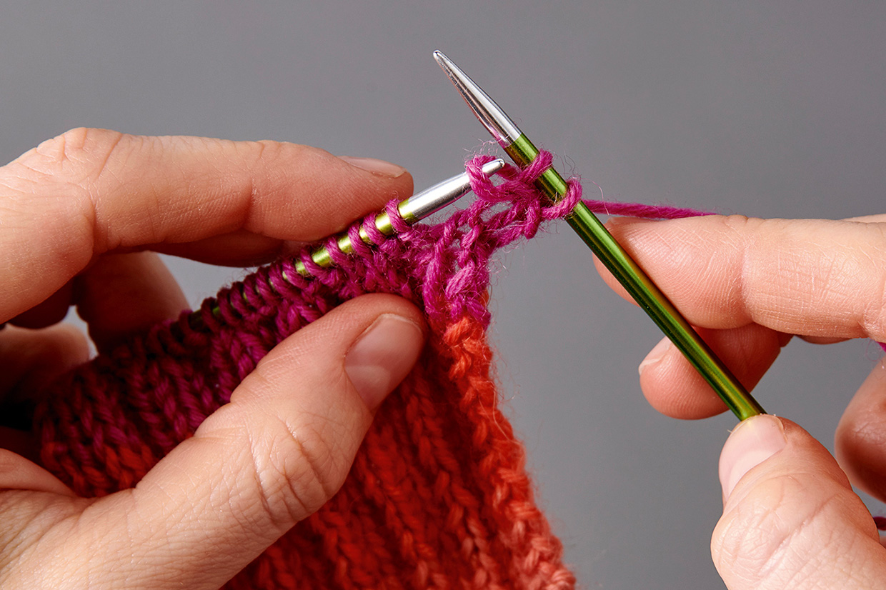 Finish your knits with a stretchy bind off - Gathered