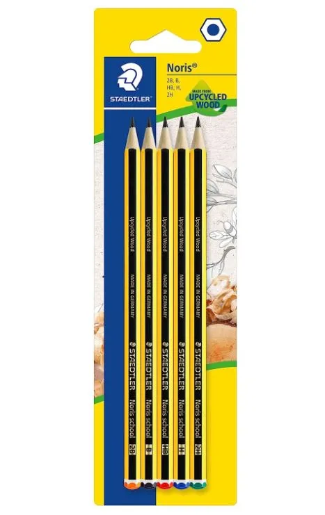 STAEDTLER 121-S BK5D Noris School Graphite Pencils